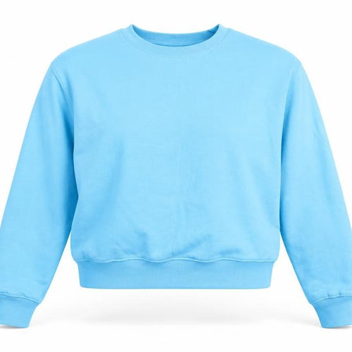 Pull&Bear Womens Blue Cotton Pullover Sweatshirt Size M Pullover