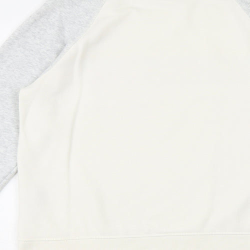Gap Womens Ivory Cotton Pullover Sweatshirt Size XS Pullover