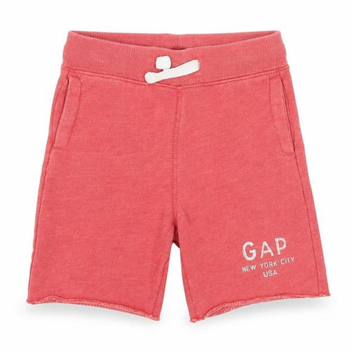 Gap Boys Red Camel Sweat Shorts Size 2 Years Regular Drawstring