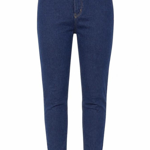 Divided by H&M Womens Blue Cotton Skinny Jeans Size 8 Regular Zip