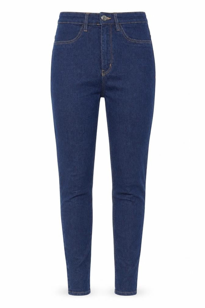 Divided by H&M Womens Blue Cotton Skinny Jeans Size 8 Regular Zip