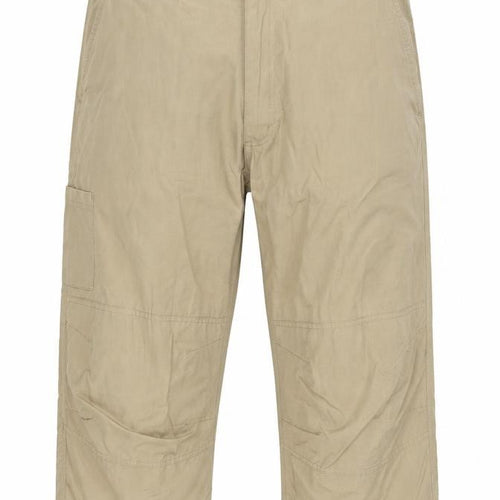 Watsons Mens Beige Cotton Cropped Trousers Size XL Regular Zip