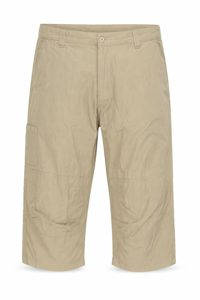 Watsons Mens Beige Cotton Cropped Trousers Size XL Regular Zip