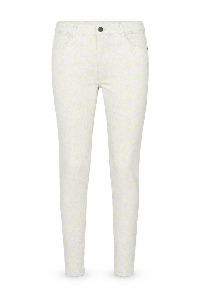 Divided by H&M Womens Multicoloured Geometric Cotton Skinny Jeans Size 12 Regular Zip