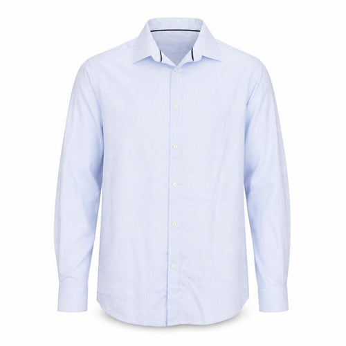 Burton Mens Blue Geometric Cotton Button-Up Size M Collared Button