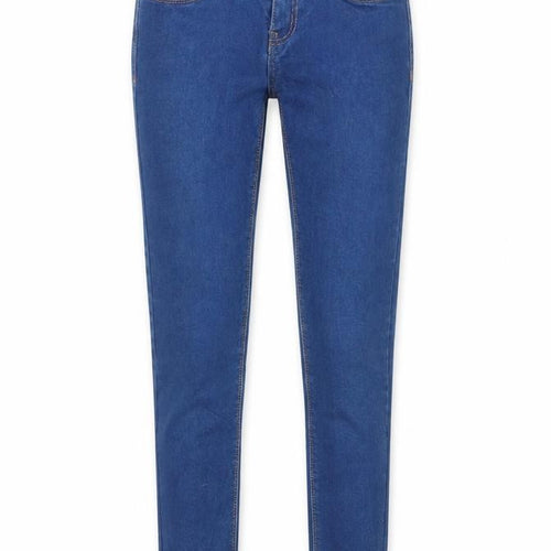 JustF Womens Blue Cotton Skinny Jeans Size XS Regular Zip