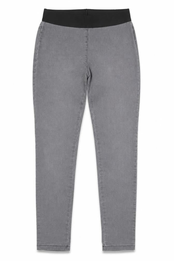 Marks and Spencer Womens Grey Cotton Skinny Jeans Size 8 Regular