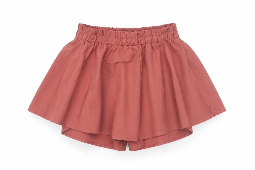 Front view of PRETTYLITTLETHING women’s orange polyester sailor shorts, size UK 4, regular pull on