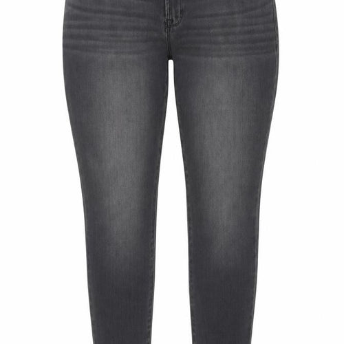 Old Navy Womens Grey Cotton Skinny Jeans Size 12 Regular Zip