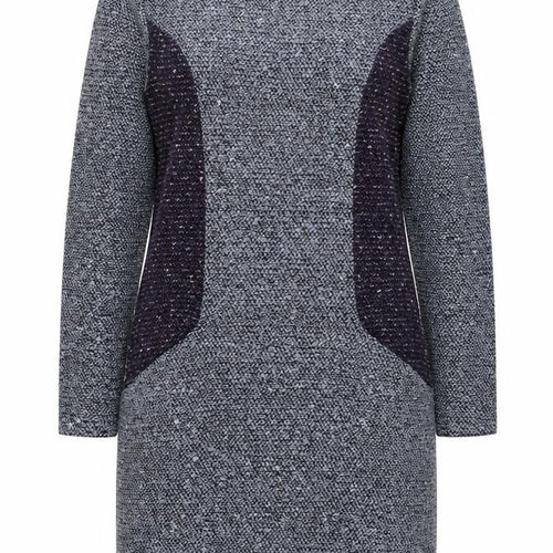 Stock Shop Womens Black Colourblock Polyester Jumper Dress Size S Round Neck Pullover