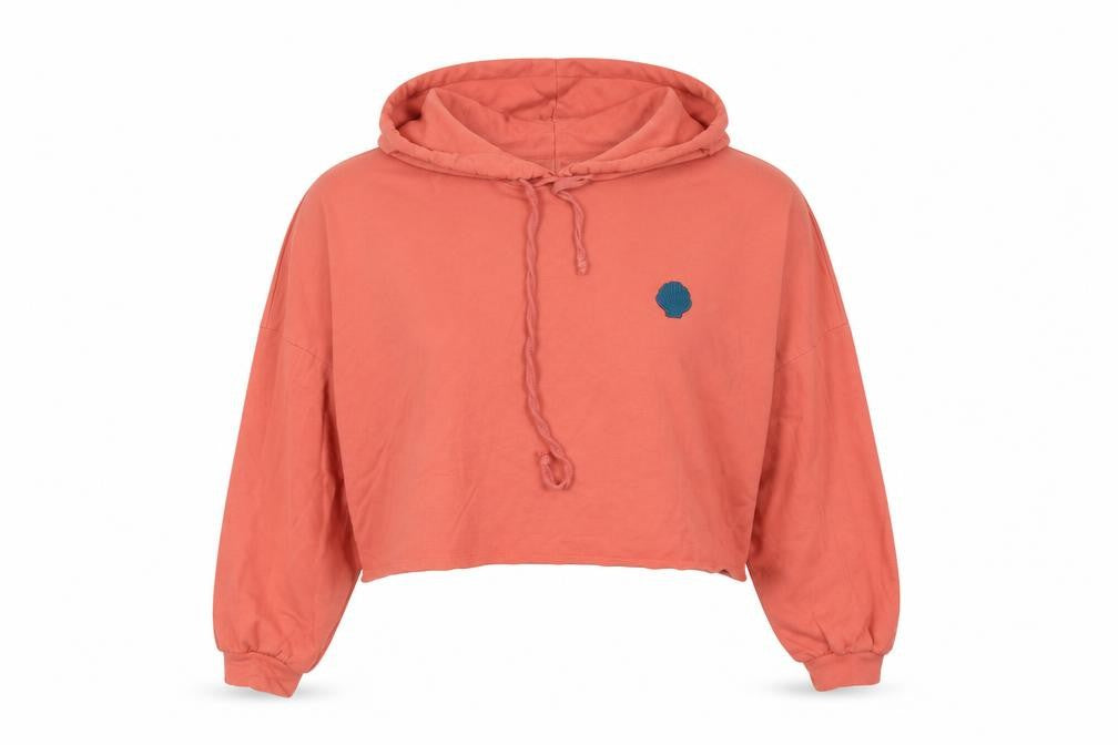 Disney Womens Pink Cotton Pullover Hoodie Size 12 Pullover - Little Mermaid