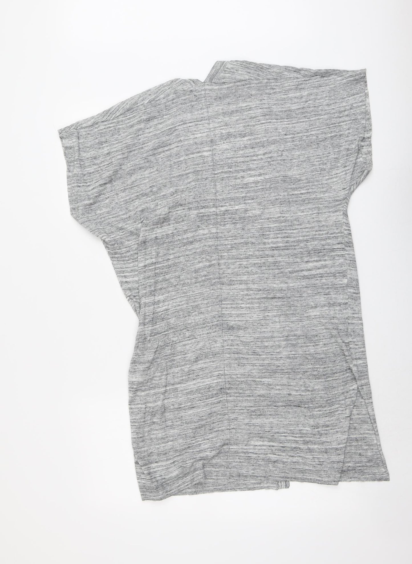 NEXT Womens Grey V-Neck Cotton Cardigan Jumper Size 10