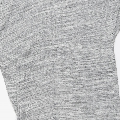 NEXT Womens Grey V-Neck Cotton Cardigan Jumper Size 10