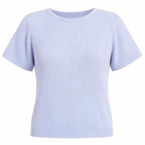 Carolyn Taylor Womens Blue Round Neck Acrylic Pullover Jumper Size S - Size S-M