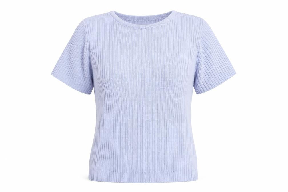 Carolyn Taylor Womens Blue Round Neck Acrylic Pullover Jumper Size S - Size S-M