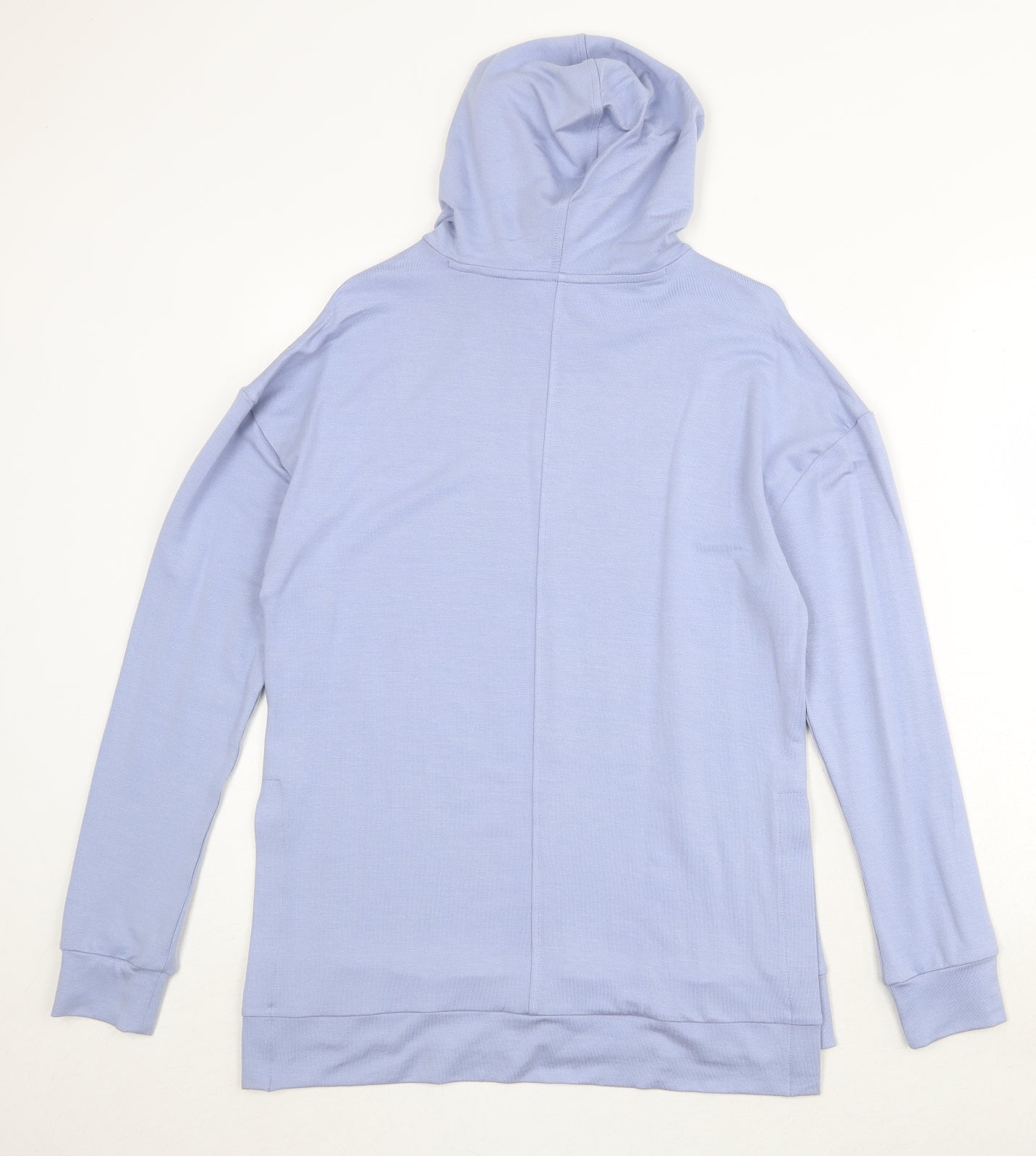 GOODMOVE Womens Blue Modal Pullover Hoodie Size 8 Pullover