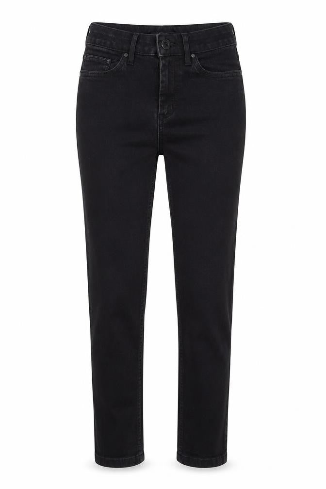 Marks and Spencer Womens Black Cotton Skinny Jeans Size 8 Regular Zip