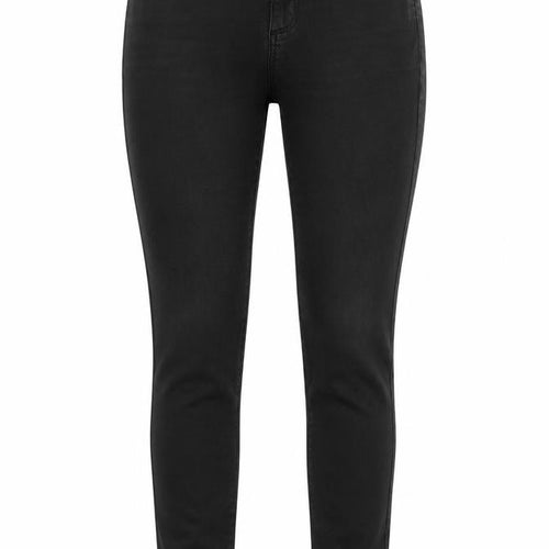 Topshop Womens Black Cotton Skinny Jeans Size 26 in L30 in Regular Zip