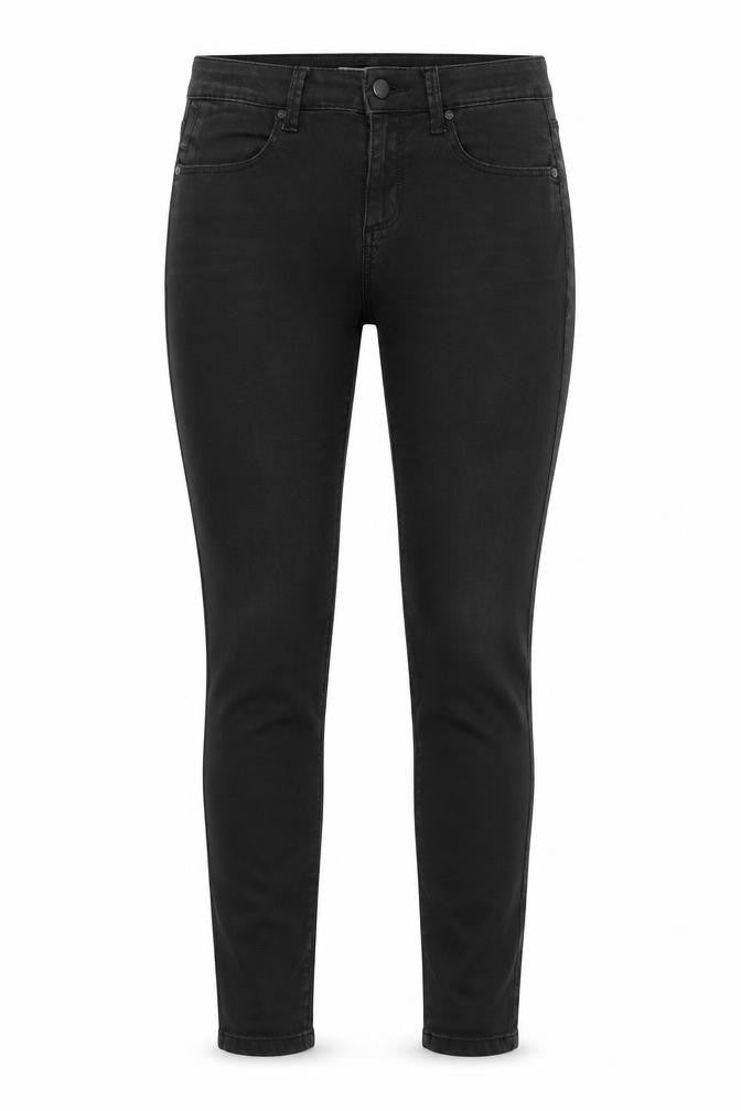 Topshop Womens Black Cotton Skinny Jeans Size 26 in L30 in Regular Zip