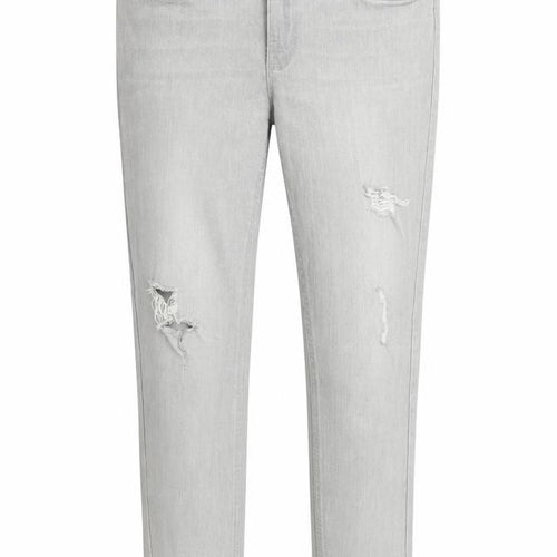 Noisy may Womens Grey Cotton Skinny Jeans Size 30 in Regular Zip