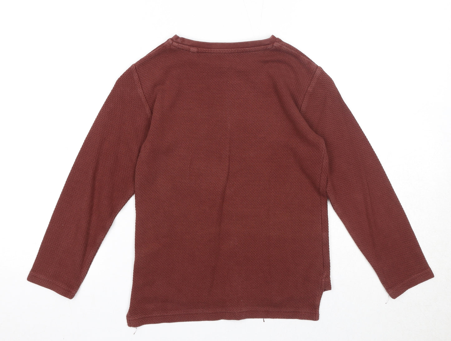 NEXT Boys Brown Cotton Pullover Sweatshirt Size 7 Years Pullover