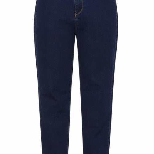 Blue Spice Womens Blue Cotton Tapered Jeans Size 26 in Regular Zip