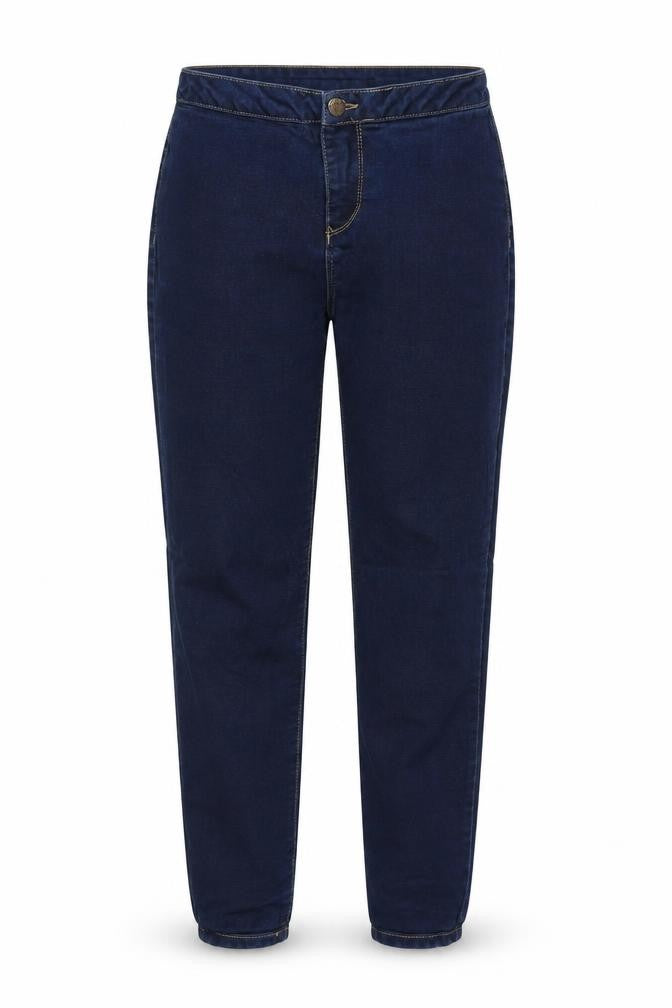 Blue Spice Womens Blue Cotton Tapered Jeans Size 26 in Regular Zip