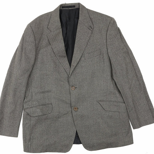 Marks and Spencer Mens Brown Wool Jacket Suit Jacket Size 44 Regular