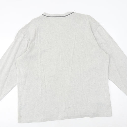 Burton Mens Grey Cotton Pullover Sweatshirt Size 2XL
