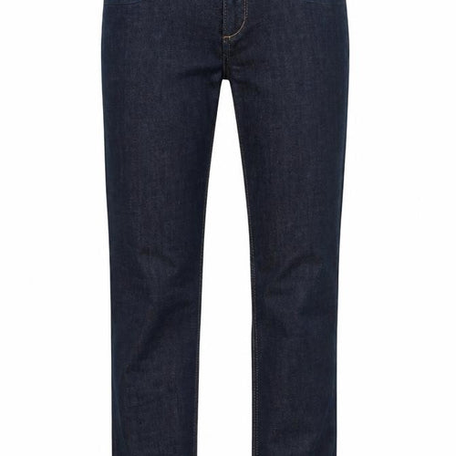Topshop Womens Blue Cotton Straight Jeans Size 28 in Regular Zip