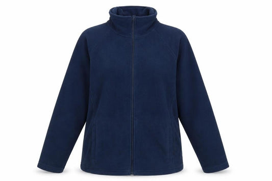 Front view of TRU Collection women’s blue jacket, size UK 12, zip -, size UK 12-14