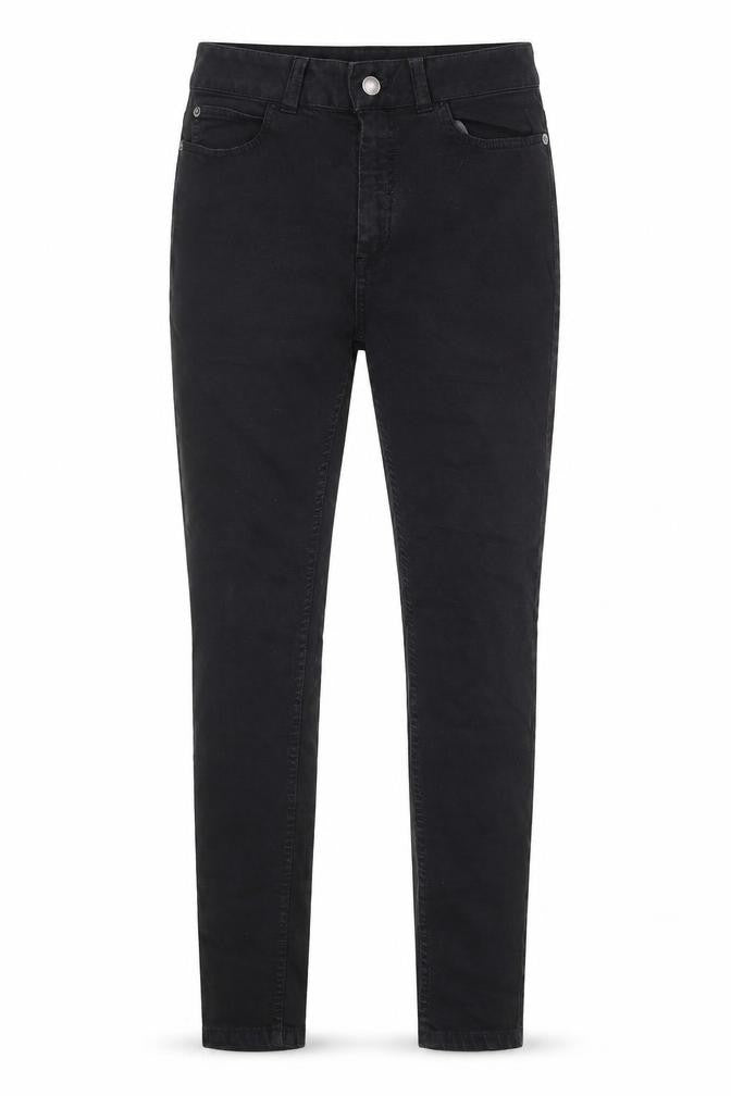 Marks and Spencer Womens Black Cotton Skinny Jeans Size 8 Regular Zip