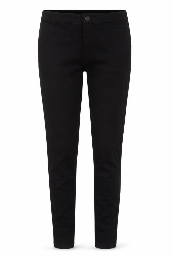 Marks and Spencer Womens Black Cotton Skinny Jeans Size 8 Regular Zip
