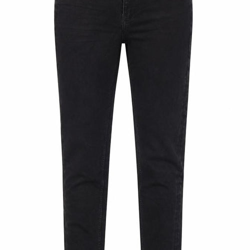 Marks and Spencer Womens Black Cotton Skinny Jeans Size 8 Regular Zip