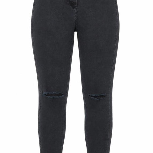 Parisian Collection Womens Black Cotton Skinny Jeans Size 10 Regular Zip