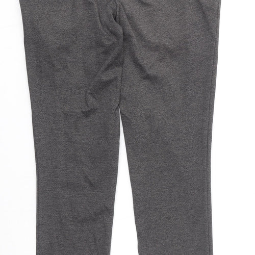 River Island Mens Grey Viscose Dress Pants Trousers Size 28 in Regular Zip