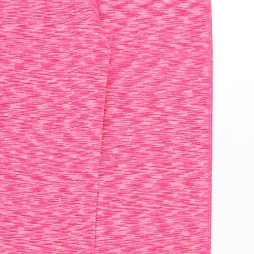 Souluxe Girls Pink Geometric Polyester Jogger Trousers Size 12 Years Regular Pullover - Leggings