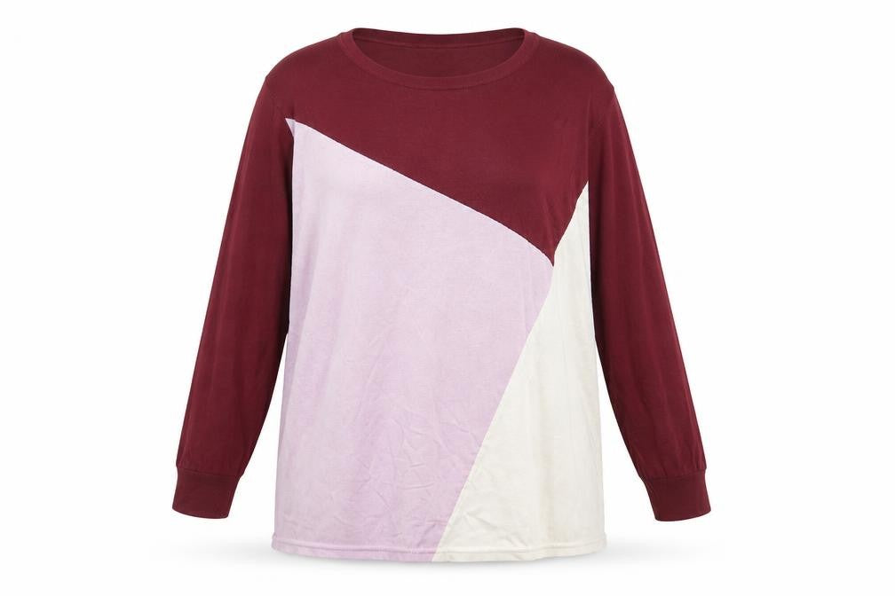 Kaleidoscope Womens Multicoloured Round Neck Geometric Viscose Pullover Jumper Size 14 - Size 14-16