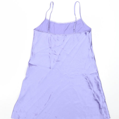 Debenhams Womens Purple Solid Polyester Cami One Piece Size 12 Pullover