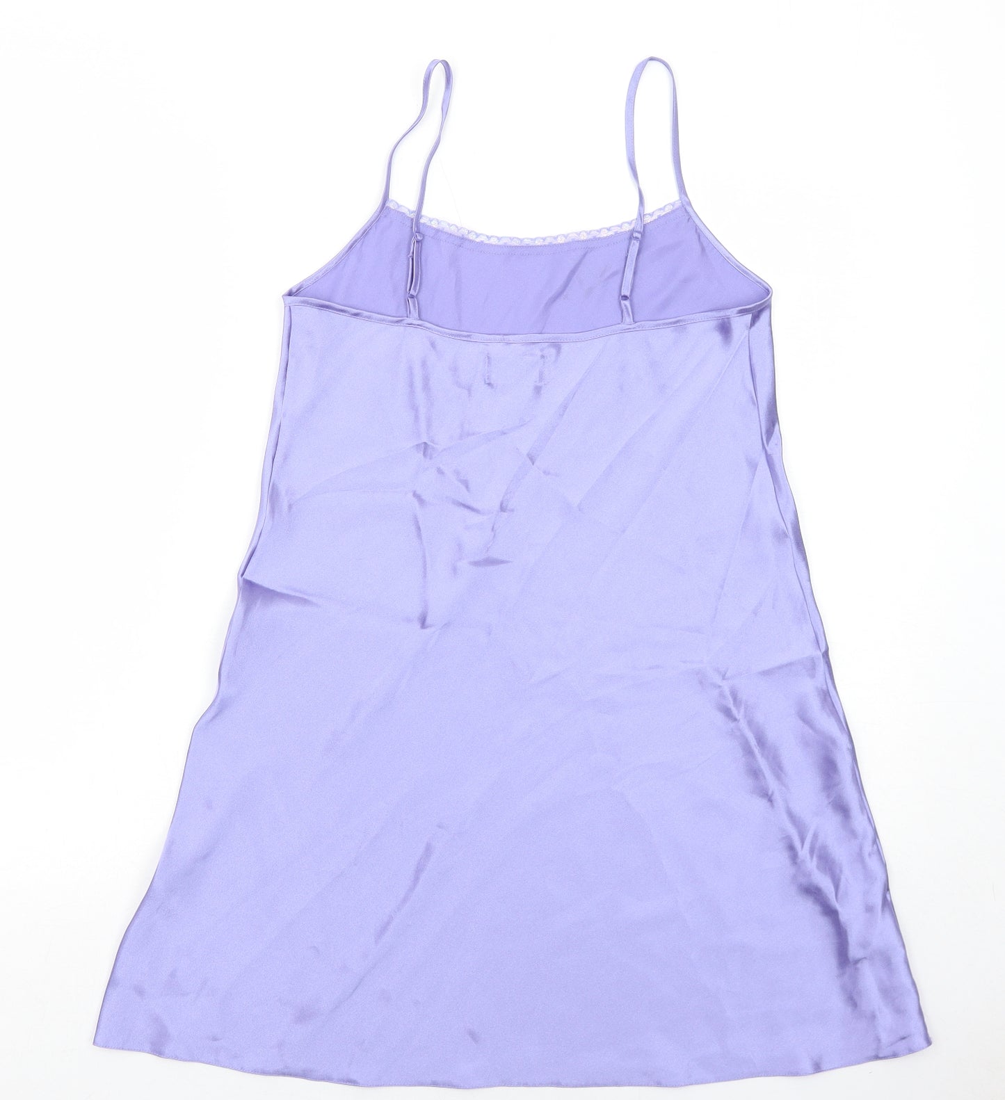 Debenhams Womens Purple Solid Polyester Cami One Piece Size 12 Pullover