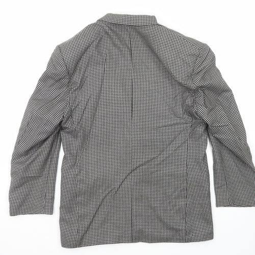 Ciro Citterio Mens Black Wool Jacket Suit Jacket Size 40 Regular