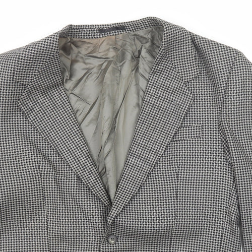 Ciro Citterio Mens Black Wool Jacket Suit Jacket Size 40 Regular