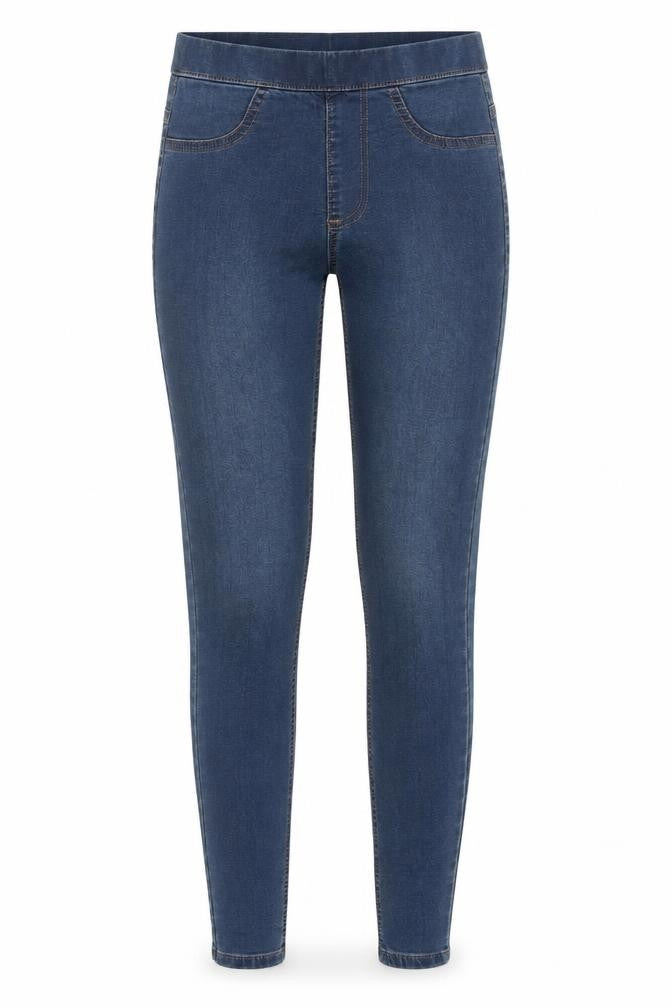 Marks and Spencer Womens Blue Cotton Jegging Jeans Size 6 Regular