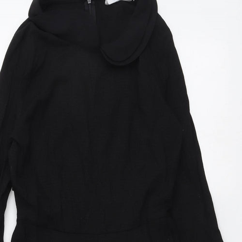 Cooperative Womens Black Viscose Playsuit One-Piece Size XS Zip