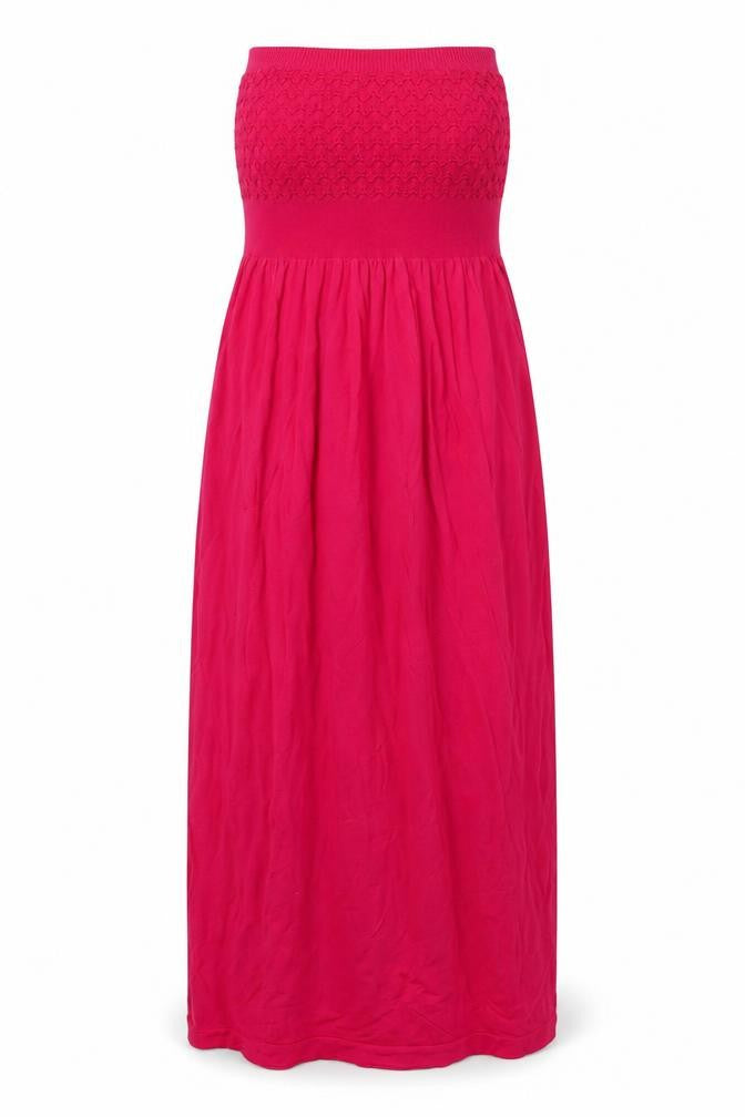 Ocean Club Womens Pink Modal Fit & Flare Size S Off the Shoulder Pullover