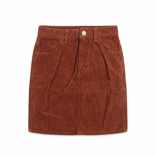BDG Womens Brown Cotton A-Line Skirt Size XS Zip