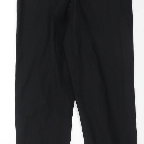 Forever Unique Womens Black Cotton Skinny Jeans Size 12 Regular Zip
