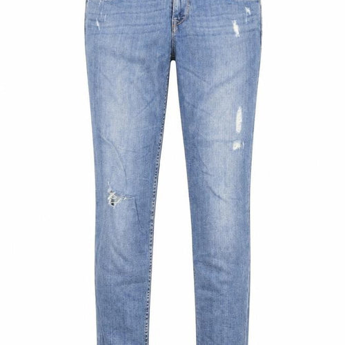 H&M Womens Blue Cotton Skinny Jeans Size 27 in Regular Zip
