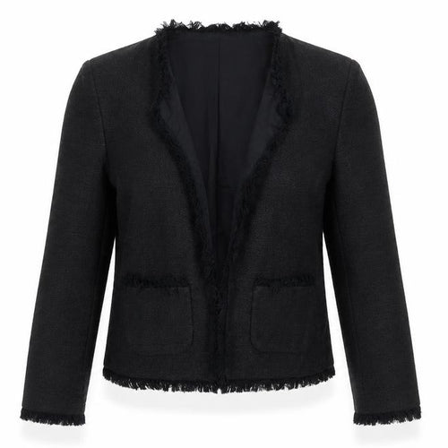Mango Womens Black Polyester Jacket Blazer Size XS