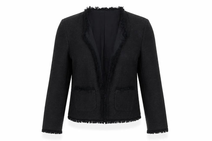 Mango Womens Black Polyester Jacket Blazer Size XS